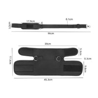 Adjustable Leg Fixation Strap with Cuff Resistance Posture Training Strap with Clip Long-Lasting Leg Cuff with D-Rings Exercise for Athletes