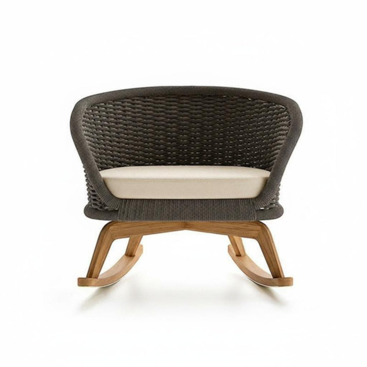 4 Pieces 4-Piece Wicker Conversation Set Nordic Design Outdoor Furniture sturdy Frame Thick Cushions for Adults, Patio, Terrace