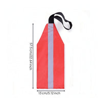 High-Visibility Kayak Safety Flag Lightweight Kayak Warning Flag with Loop Sturdy Easy to Install for Roof Rack Hauling