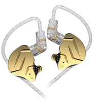 Metal Earbud Headphones Dynamic Driver in-Ear Gaming Headset Silver Cable Wired in-Ear Earphones for Enthusiasts, Computer
