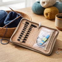 Zippered Interchangeable Circular Knitting Portable Interchangeable Knitting with Case Smooth Flexible for Travel