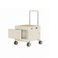 Telescoping Handle Collapsible Box Trolley Lightweight Foldable Vehicle with Table Lid All-Terrain Wheels Utility Wagon Heavy-Duty for Street Vendors, Homeowners, Camping, Outdoor, Picnic, Shopping