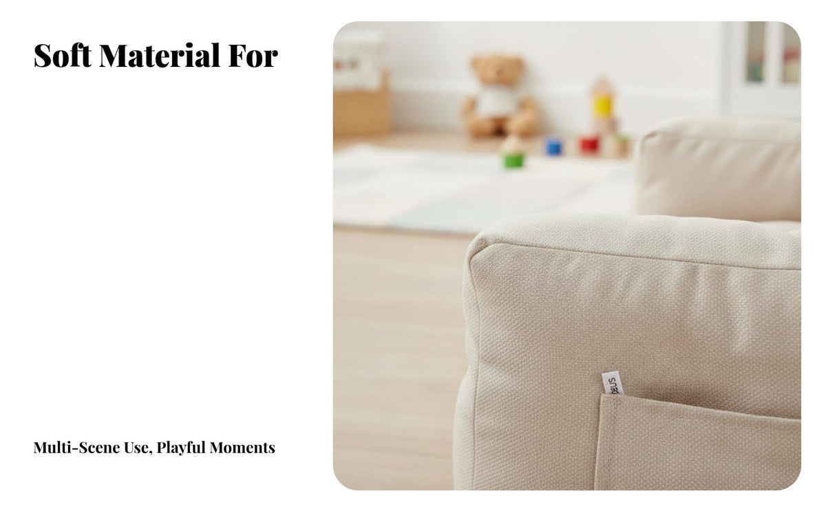Soft & Comfortable children's Lazy Sofa Supportive Comfort Kids Soft Sofa Seat Breathable Material Toddler Floor Chair Great Gift for Infants, Babies, Toddlers, Photography Prop, Playroom, Relaxing, Reading Nook