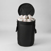 Sports Ball Storage Bag Structured Cylindrical Ball Bag Large Capacity Lightweight for Coaches, Gym, Athletic Field