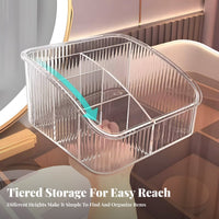Clear Organizer with Drawer Transparent Design Makeup holder Space-Saving