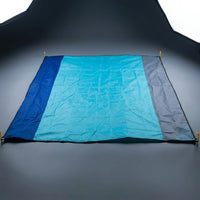 Picnic Blanket and Waterproof Mat for Family Picnic, 210T Polyester Camping Mat with Corner Pockets, Extra Large Beach Blanket