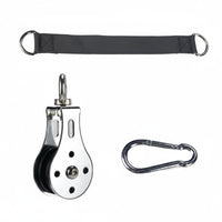 Heavy Duty Gym Pulley System Bracket Low Noise Wall Mounted Pulley Wheel Strength Training Accessory
