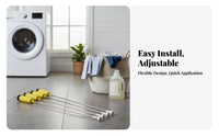 4 Pieces Washing Machine Balance Rod Set Universal Fit Washing Machine Support Rod Washer Shock Absorber Oscillation Reduction