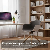 Adjustable Height rotating Mesh Chair Minimalist Design Office Furniture Support Thick Padded Seat for Home Users, Remote Workers, Students, Study Room, Bedroom, Reception Area