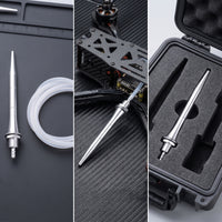 Pitot Tube Kit with Silicone Tubing Tapered airspeeds Tube with Silicone Hose Compact Aircraft Part for Builders