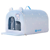 Pet Cooling Tent with Ice Pack Padded Dog Den Breathable for Summer, Floor, Cats