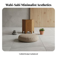 Rustic Simplicity Design Hexagonal Wood piece Geometric Shape side Table Multi-Functional Low Stool artisanal Look for Interior Designers, Homeowners, Apartment Dwellers, Living Room, Bedroom, Entryway, Reception Area