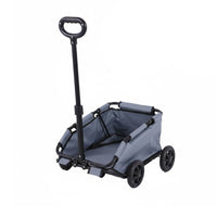 Lightweight Pet Transport Cart Portable Foldable Pet Trolley 4-Wheel Dog Wagon for Travel