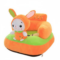 Anti-Fall Design Plush Sit-Training Chair Soft and Comfortable creatureShaped Sitting Trainer Easy to Clean infant Floor Seat Portable for Infants, Toddlers, Parents, play session, Nursery, Playroom, Living Room