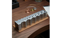 Multi-Size Holes Band Forming Block Polished Polished Surface Curved Channel Steel Block Hemispherical Channel Mold for Goldsmiths, Jewelers, Goldsmith Shop, Jewelry Workshop