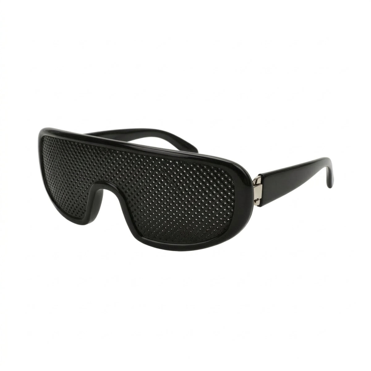 Wraparound Perforated Glasses Sleek Perforated Glasses with Resin Frame for Adults, Eye Training, Home Practice