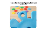 500 G Snowflake Building Blocks Educational Building Discs Sparks Creativity Interlocking Discs for Preschoolers, Young Children