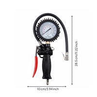 Mechanical Tire Gauge Inflator Accurate Analog Tire Inflator No the Air Chuck Gauge for Mechanics, Garage Workers