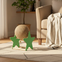 Cat Scratching Ball Interactive Sisal Scratching Ball Stable for Kittens