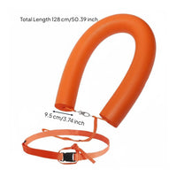 High Buoyancy Solid Core Tow Buoyancy Device Adjustable Strap Outdoor Water Swim Buoy Lightweight for Swimmers, Beginners, Lakes, Beach