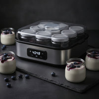 Yogurt Maker with Jars Stainless Steel Electric Yogurt Maker Homemade Appliance for Kitchen