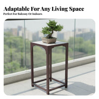 New Chinese design Multi-Tier Planter Holder Minimalist Flower Rack Indoor & outdoordoor Use Plant Stand Rustproof for Gardeners, Apartment Dwellers, Home Decorators, Balcony, Patio, Living Room, Corner