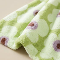 30cm Microfibre Cloth 4 Pack, Printed Avocado Green Cleaning Cloths, Soft Coral Fleece Cloths for Kitchen, Bathroom and Dish-Washing