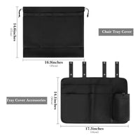 Multiple Pockets Airplane Seat Organizer Water Bottle Holder Seatback Organizer Bag Easy to Clean Seat Tray Cover Bag Lightweight