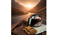 ABS Shell 3/4 Motorcycle Helmet Wind Protection Head Protector Clear Lens for Commuting