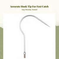 Stainless Steel Fishing Hook, Large & Small, Outdoor