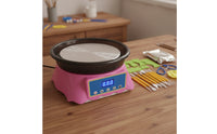 Electric Mini Pottery Wheel with Tools Digital Tabletop Pottery Wheel Portable Compact for Beginners, Hobbyists, Kids, Home Studio, Classroom