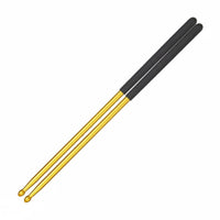 2 Pieces Aviation Aluminum Drum Mallets Long-Lasting Aluminum Drumsticks