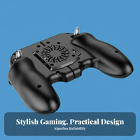 Responsive Ph Controller Game Controller with Fan Rechargeable Physical Button Ph Controller Brushless Engine for Gamers, Travel