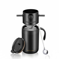 Stainless Steel Coffee Tumbler Thermal Cup Spill Resistant for Office