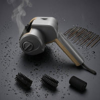 Interchangeable Heads Motorized Grill Scrubber Water Resistant Cordless BBQ Cleaner Rotating Electric Barbecue Brush Handheld