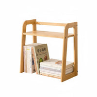 Desk Bookshelf Space-Saving Tabletop Storage Shelf Sturdy for Office Workers