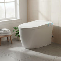 Instant Hot Water Smart Toilet Auto Flushing Automatic All-in-Single Toilet Heated Seat Bathroom Fixture Warm Air Dryer for Elderly, Children