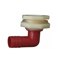 Reservoir Bulkhead Connector Leakproof Seal Barbed Adapter for Tubing