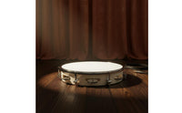 Hand Tambourine Easy to Play Handheld Tambourine and Clink Drum for Preschoolers, Kids, Classroom