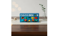 Fine Movement Skills Color Shape Sorting Box Hand Eye Coordination Coin Slot Shape Sorter Screen-Non-Digital Educational Sorting Toy for Toddlers, Babies, Preschool, Daycare