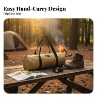 Portable Cylindrical Tent Stake Bag Sturdy Cylindrical Duffel Bag Heavy Duty Outdoor Gear Tear-Resistant for Campers, Hikers, Handymen, Camping, Campsite, Picnics, Garage