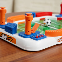 Compact Football Board Game with Flippers Portable Tabletop Football Game Manual Soccer Toy Family for Families