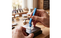 10 Pieces Metal Punch Stamp Steel Number Stamp Set Sturdy Stamping Tool for Jewelry Marking