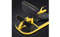 Deep Squat Machine with Rotating Disc Non Slip Assisted Knee Bend Machine with Handles Ergonomic Fitness Equipment for Home Gym