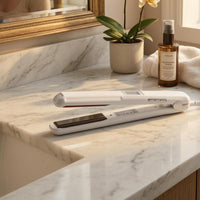 High-Frequency Electric Hair Straightener 90 X 26 Mm Plates Infrared Hair Straightener 360 Degree Swivel Cord Flat Iron Built-in Display