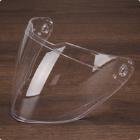 Clear Helmet Visor Easy to Replace Face Cover Replacement Curved for Motorcyclists