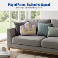 Office Nap Pillow, Plush Lumbar Support, Ins Style Decorative Throw Pillow for Sofa, Girls, Multi-Color