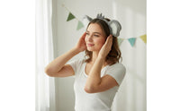 Single Size Fits Most Faux Faux Hair Koala Headband Lightweight Koala Ears Headband Easy Attachment for Women, Party