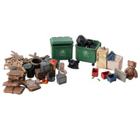 1/64 scale Trash Pile  Diorama Weathered Worn Cluttered Scene Model Realistic