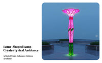 Custom Project Light Pole Weather Resistant Large Decorative Street Light Waterproof Artistic Sculpture Lamp for Public Squares, Streetscapes, Pathway